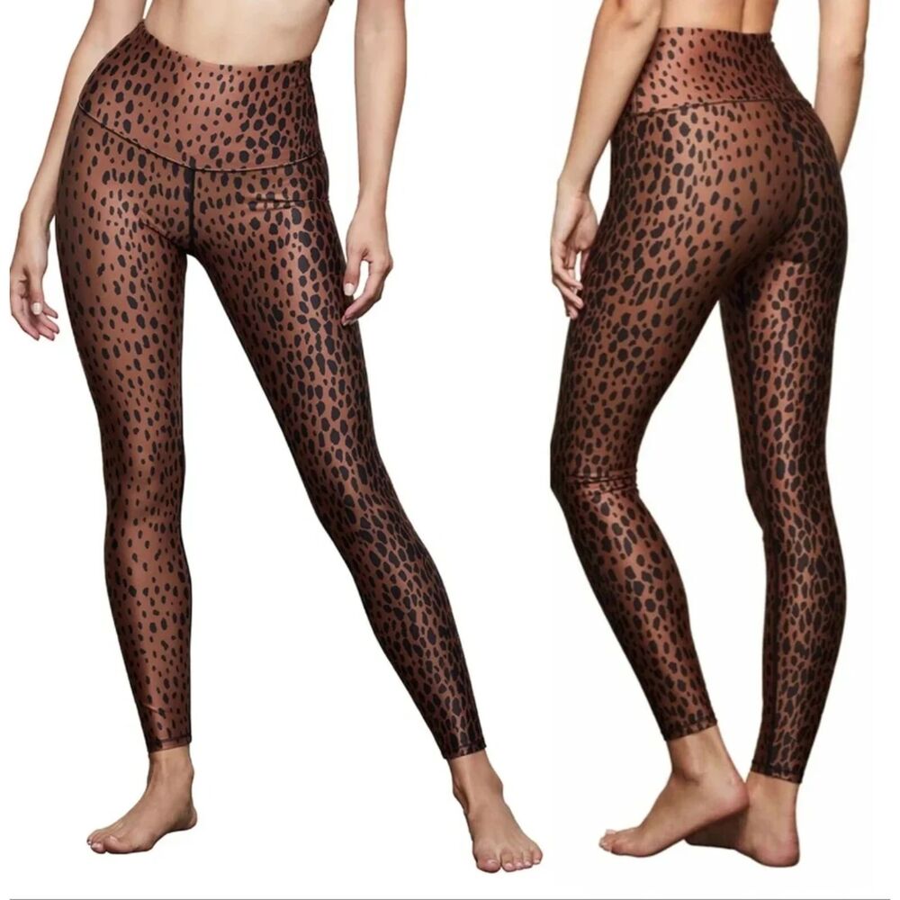 Good American Cheetah Print High Waist Leggings